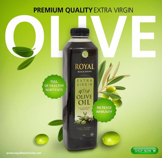 wild olive oil black drops 9