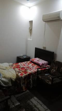 Furnished bedroom with attached bath available for Rent.