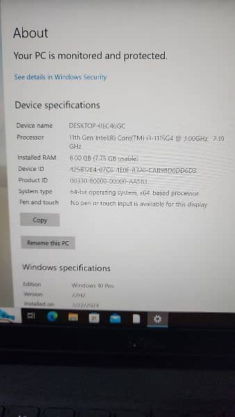 Dell i3 11 Generation Laptop 1