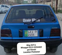 Japanese Suzuki Swift 1985,Petrol CNG,Inner Fully Genion Colour
