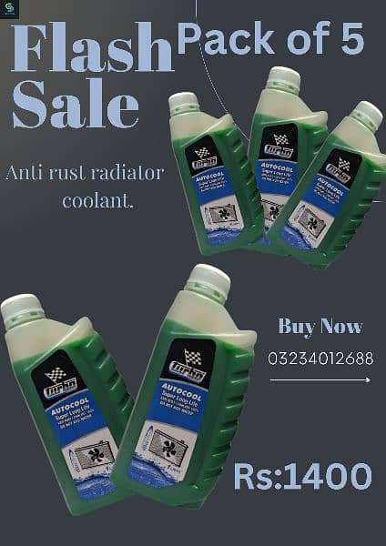 Anti rust radiator coolant 0