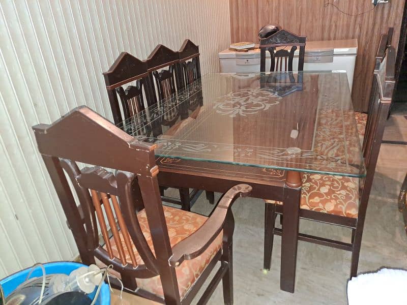 Dinning Table with 8 chairs set 1