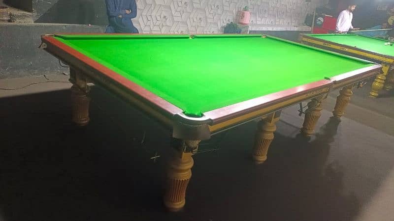 we have best quality snooker tables , 8