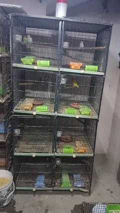 8 portion cages 2. . . 4 portion cages 2