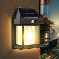 Solar Charge Motion 3 Modes Sensor Solar Waterproof Wall Lamp
