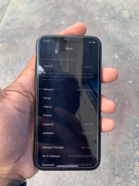 iphone x 64gb PTA APPROVED 8