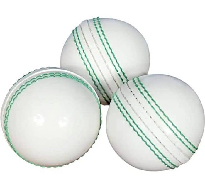 pack of 3 rubber soft practice red and white balls 1
