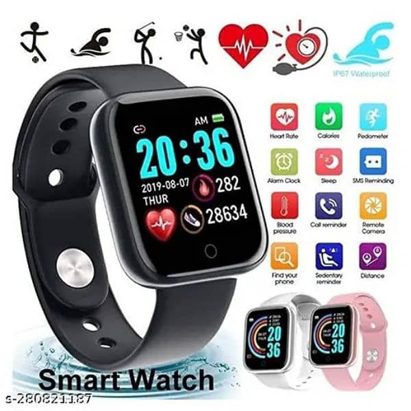 Digital Smart Watch touch Screen 4