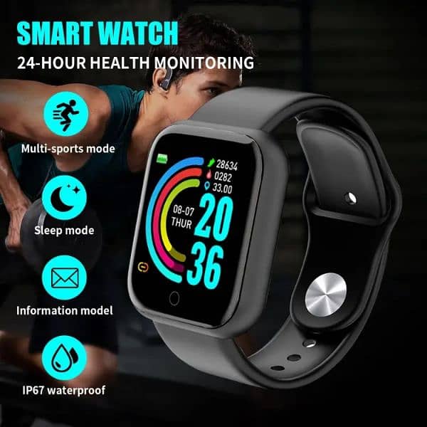Digital Smart Watch touch Screen 5