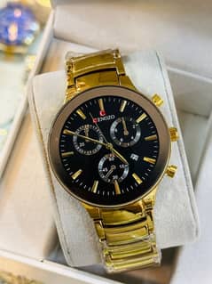 Cenozo Gold Chronograph Watch