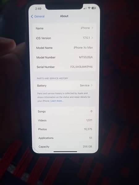 iphone Xsmax 256gb PTA Approved 4