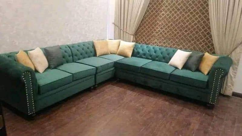 Corner sofa set,6 seater sofa set, complete TV lounge furniture, 9