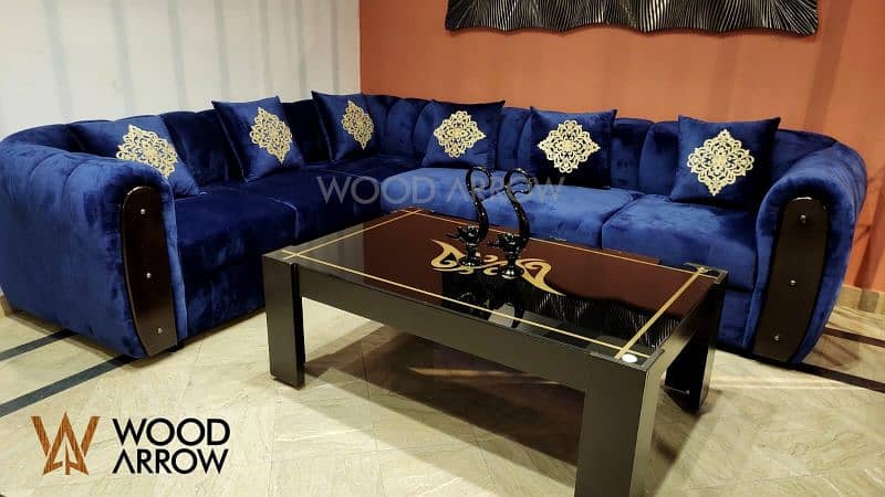 Corner sofa set,6 seater sofa set, complete TV lounge furniture, 12