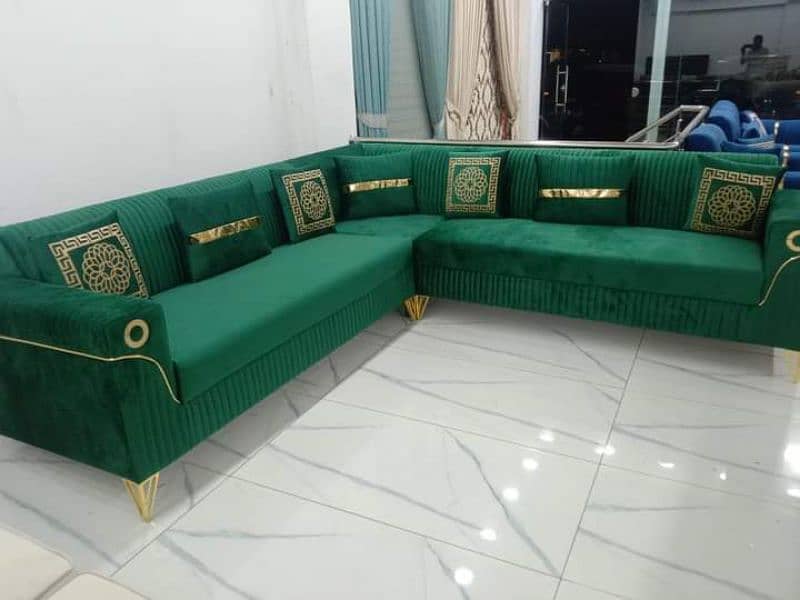 Corner sofa set,6 seater sofa set, complete TV lounge furniture, 16