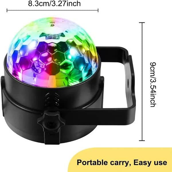 7 Colors Strobe Light Sound Activated Stage with Remote Control 6