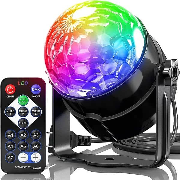 7 Colors Strobe Light Sound Activated Stage with Remote Control 7