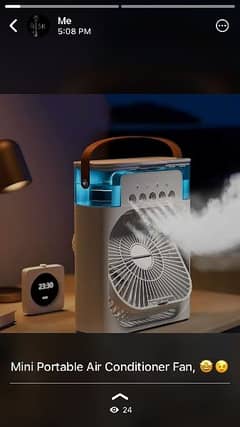 chargeable mini air conditioner