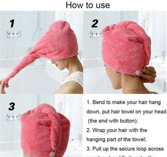 Women's Hair Turbie Towels Pack of 2 2