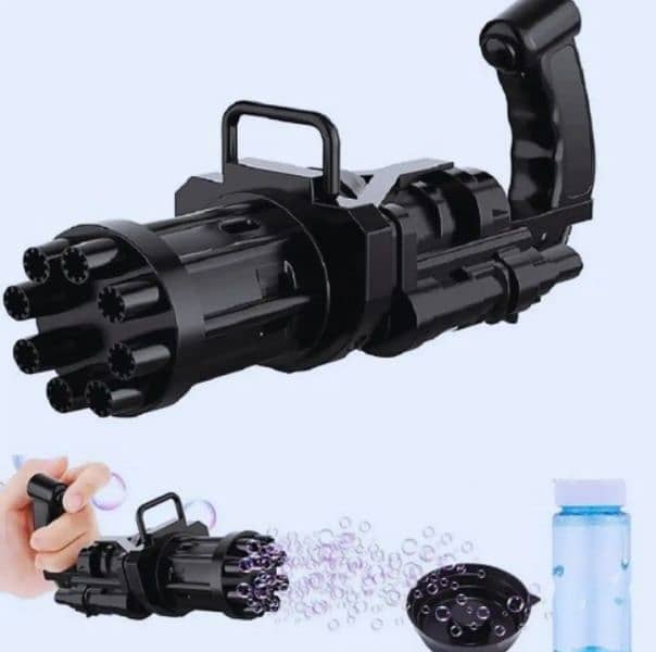 BUBBLE GUN FOR KIDS (CELL OPERATED) NEW 4