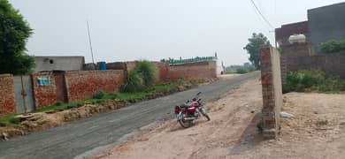 70 Marla semi commercial plot on 50ft road near new defence road kahna nau Lahore