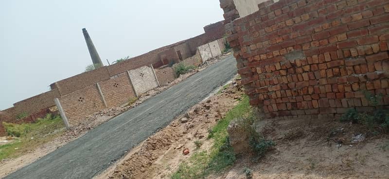 70 Marla semi commercial plot on 50ft road near new defence road kahna nau Lahore 2