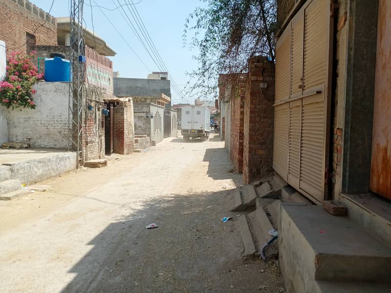 70 Marla semi commercial plot on 50ft road near new defence road kahna nau Lahore 7