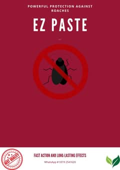 EZ Paste Cockroach killer, Also Fumigation services for cockroach onl