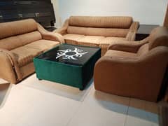 sofa set sligtly used 3 2 1 seater