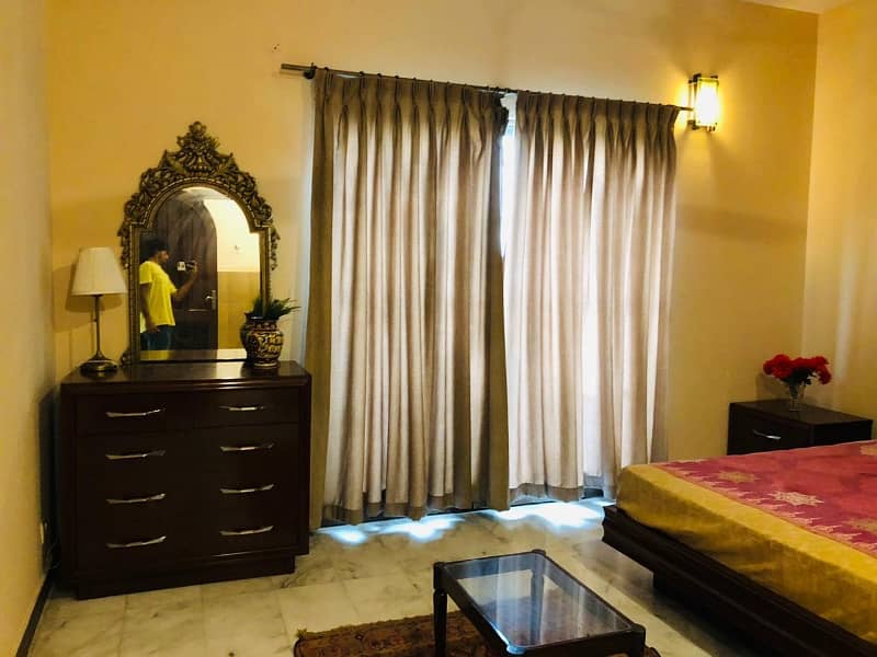 DHA Phase 5 Fully Furnished Ground Floor One Bed Rooms TV Lounge For Executive 2