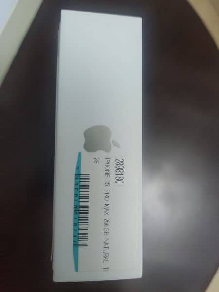 iPhone 15 pro max 256 new sealed box (Natural Titanium) - Non PTA 2
