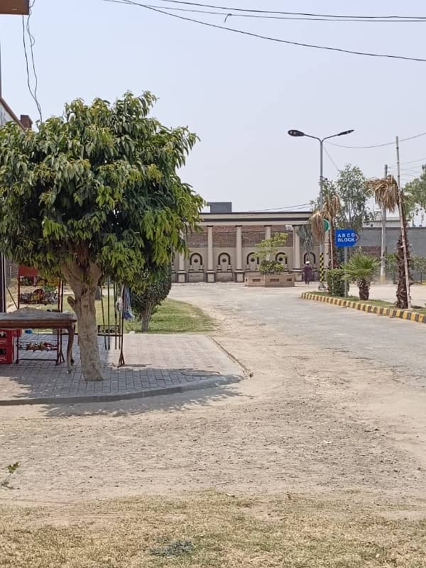 Facing Park 10 Marla Residential Plot For sale In Al Haram Garden - Block A Lahore In Only Rs. 4350000 2