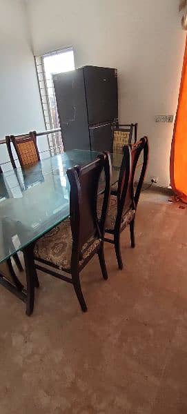 double Story dining table for sale seats are still new 2