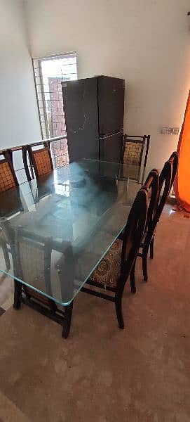 double Story dining table for sale seats are still new 3