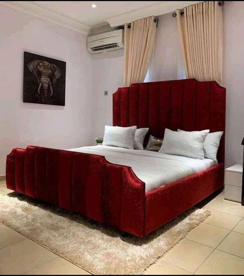 bed,double bed,king size bed,poshish bed/bed for sale,furniture 11