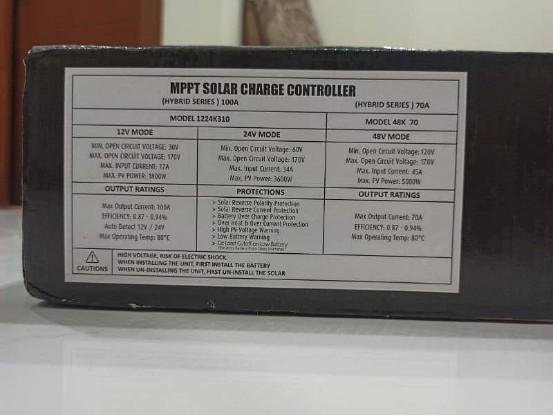 SimTek MPPT Hybrid Solar Charge Controller 100Amp 8