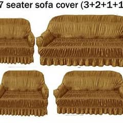 Jursy Silk Sofa covers Elastic Sofa covers 1 Seater, 2 Seater, 3 Seate 0