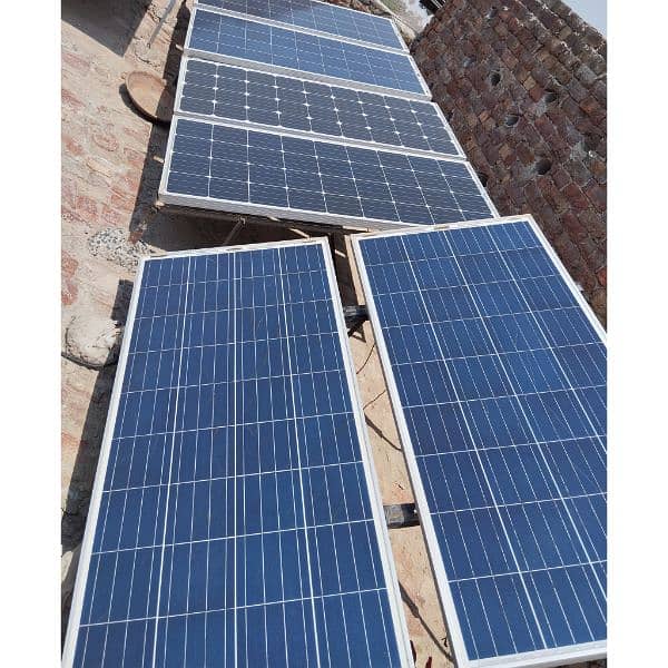 Solar System 6 plates 150 watt with stand 0