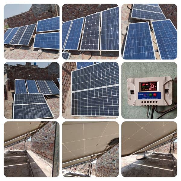 Solar System 6 plates 150 watt with stand 4