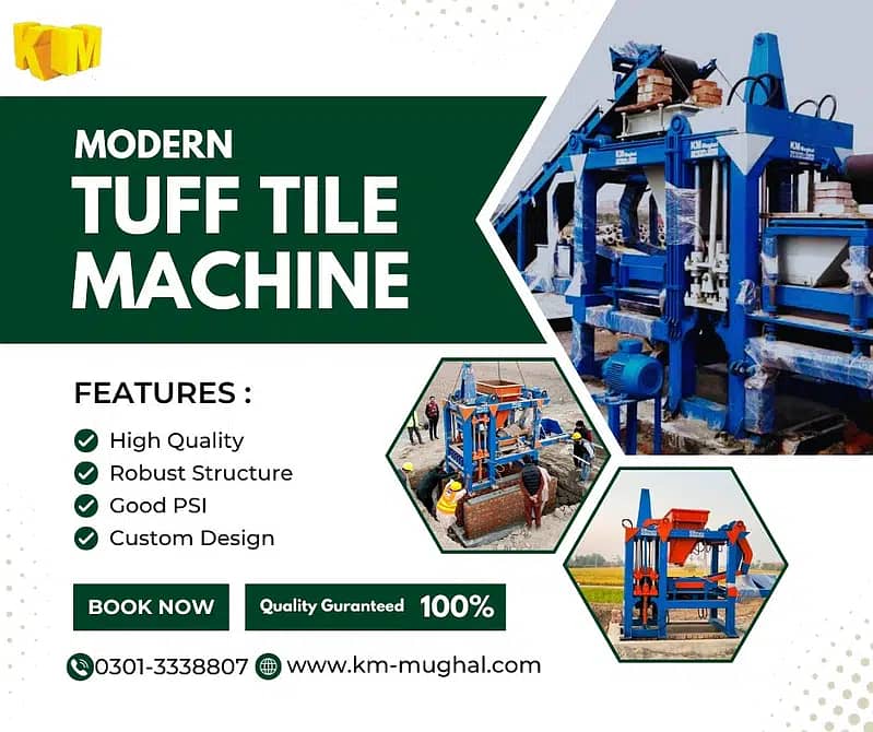 Fully automatic concrete paver machine / Block making machine 0