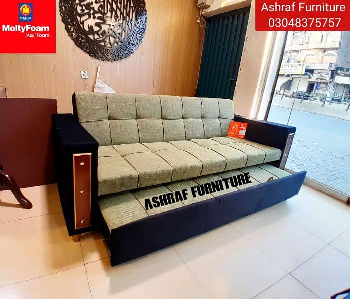 Sofa cum bed/Dewan/Double cumbed/Sofa/L Shape/combed/Bed Set/MoltyFoam 2