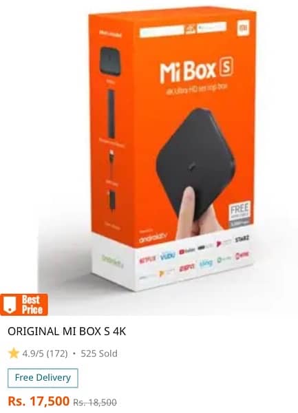 Mi box S 4k 2