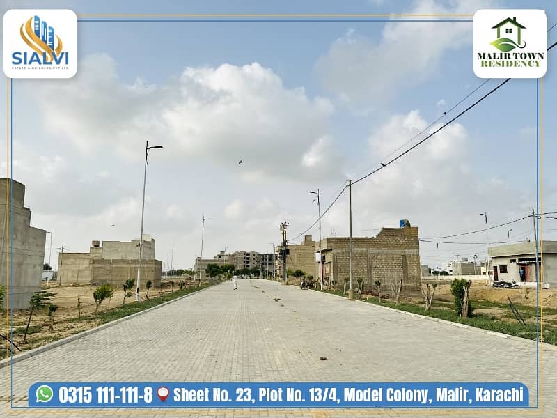 Spacious Residential Plot Is Available For Sale In Ideal Location Of Malir Town Residency 13