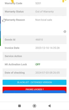 Redmi Note 12  8/128 with  almost 6 month warranty