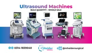 Ultrasound Machines - Color Dopplers - Wide Range - Bulk Quantity