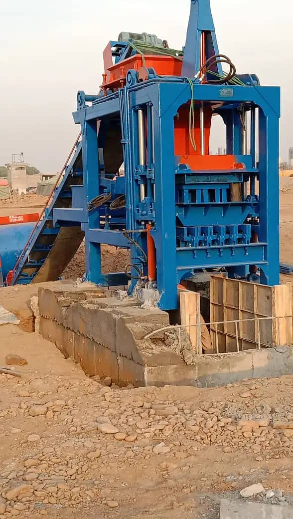 Tufftile machine, Paver machine, Kerb block machine, Concrete tiles 1