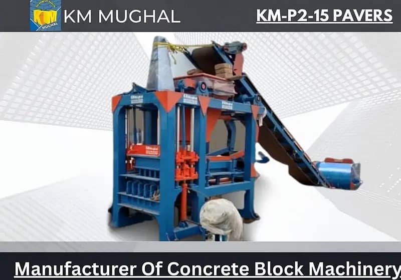 Tufftile machine, Paver machine, Kerb block machine, Concrete tiles 6