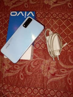 vivoy20 with box and charger 17500 price condition 10by9