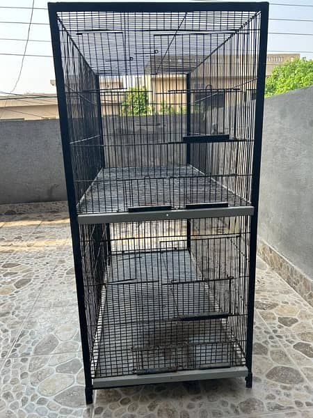 double cage for lovebirds or java 0