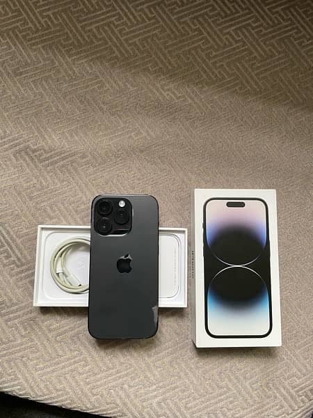 Iphone 14 pro with full box non pta 5