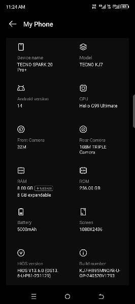 Tecno spark 20 pro+ 46000 2